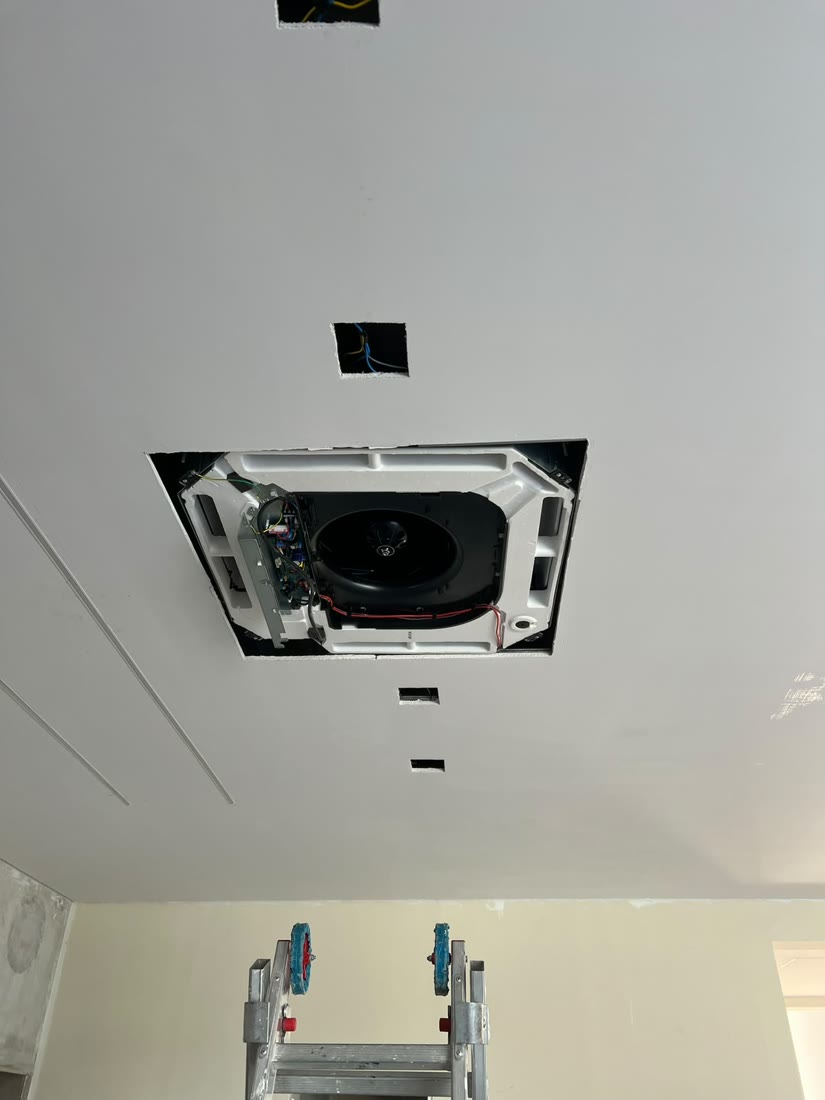 Instalação elétrica para ar-condicionado